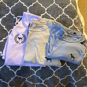Victoria's Secret PINK tee shirt LOT 3